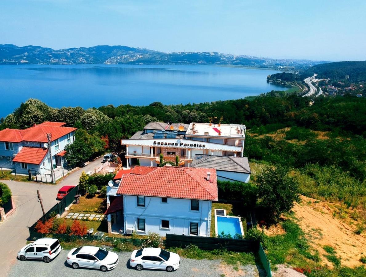 Sapanca Manzara Villa 1 Isitma Havuzlu Bagian luar foto